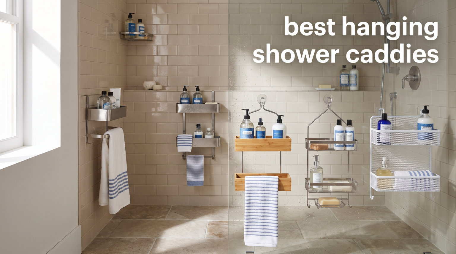 best hanging shower caddies