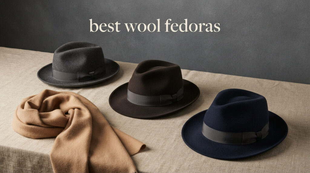 best wool fedoras