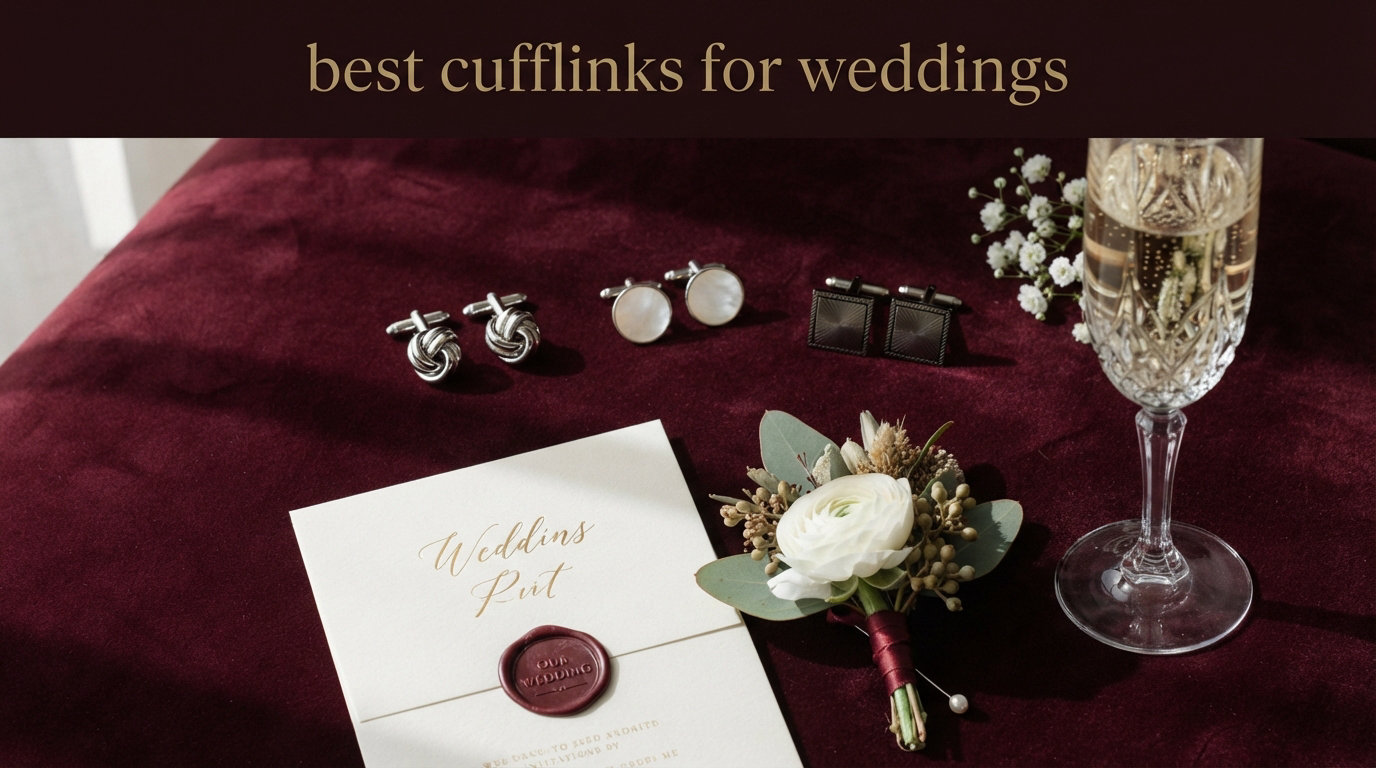 best cufflinks for weddings
