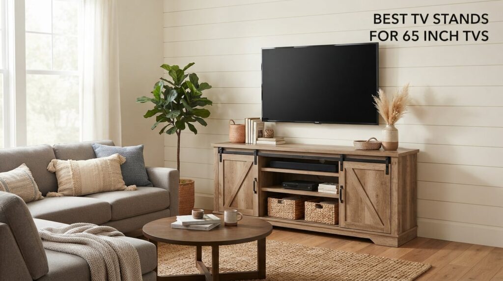 best tv stands for 65 inch tvs