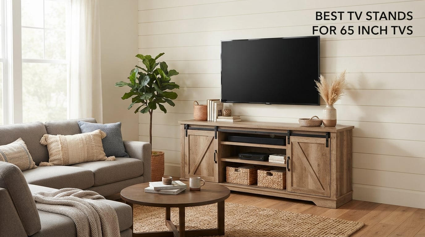 best tv stands for 65 inch tvs