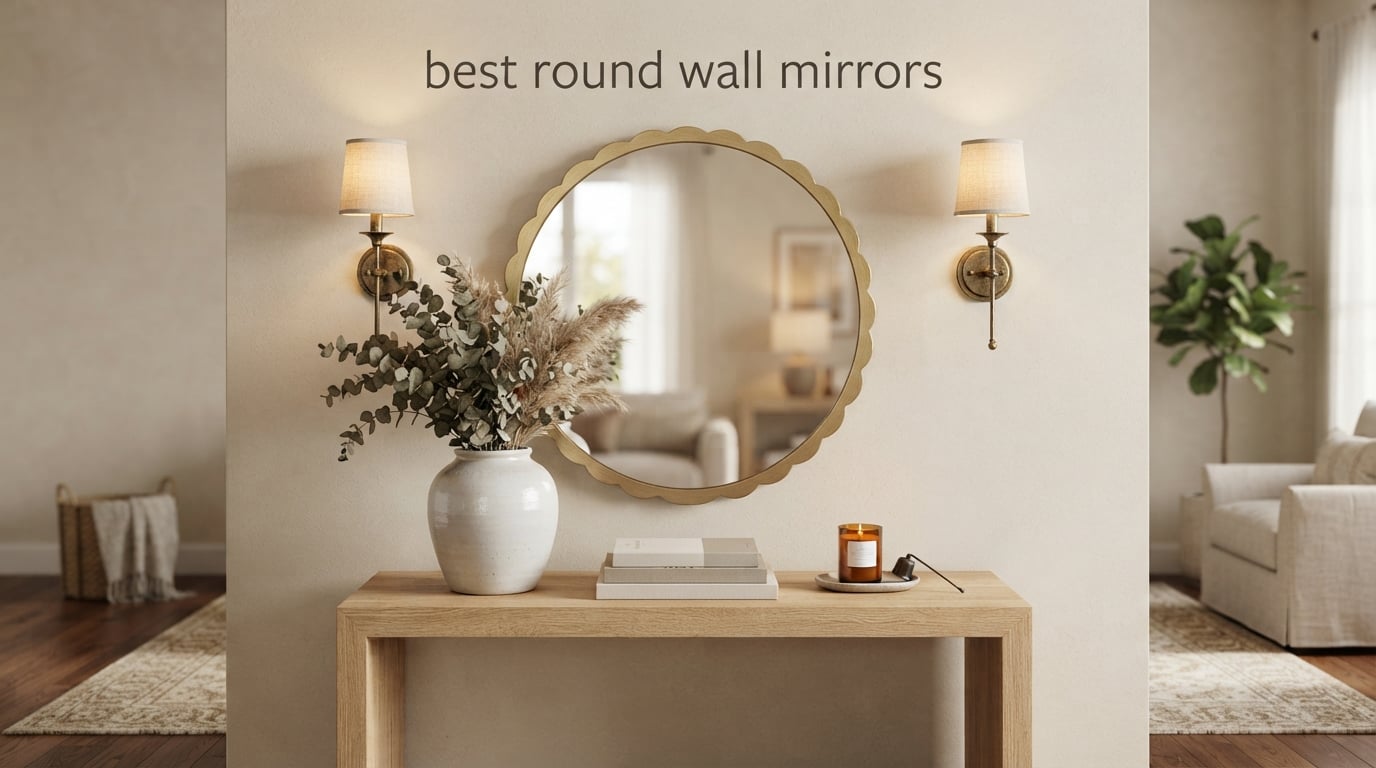 best round wall mirrors