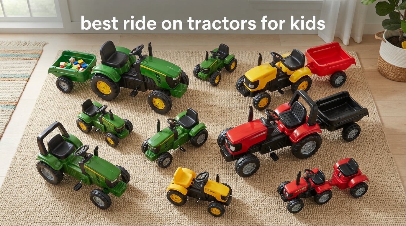 best ride on tractors for kids