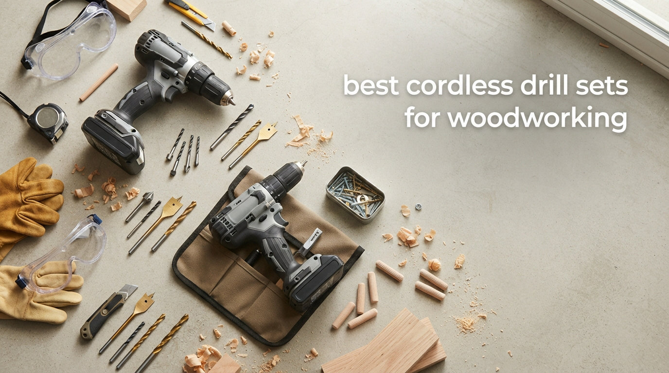 best cordless drill sets for woodworking