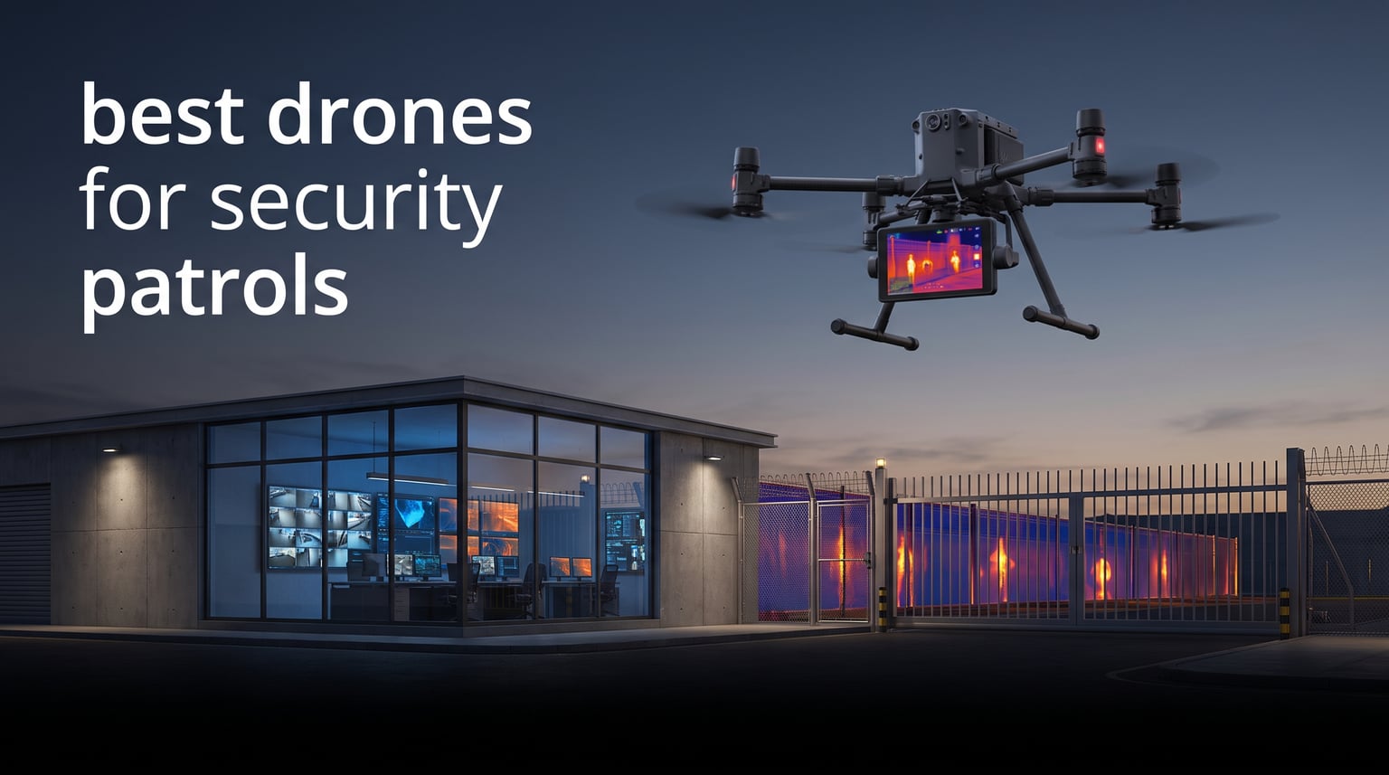 best drones for security patrols
