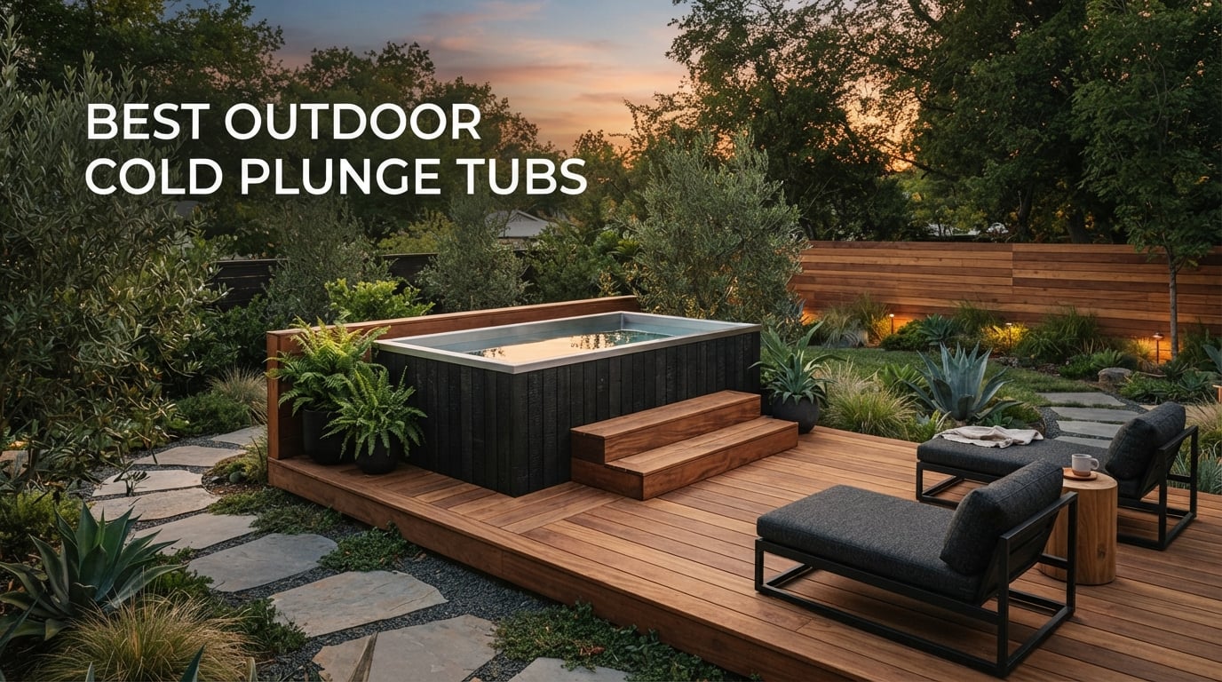 best outdoor cold plunge tubs