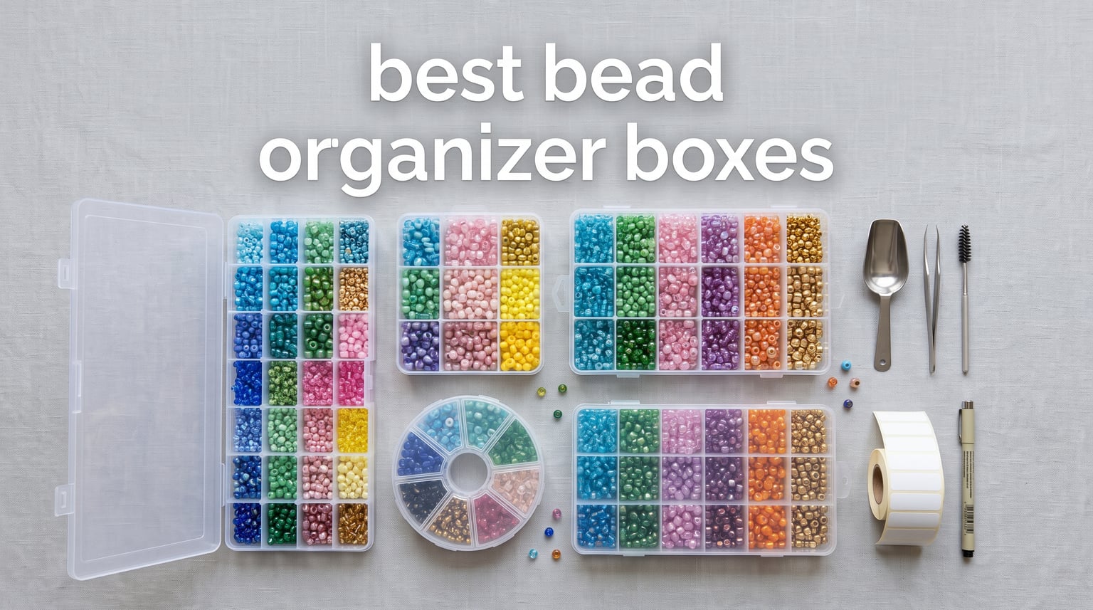 best bead organizer boxes