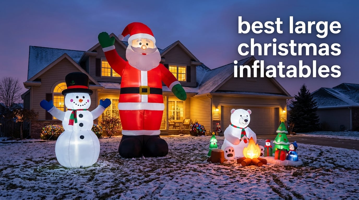 best large christmas inflatables