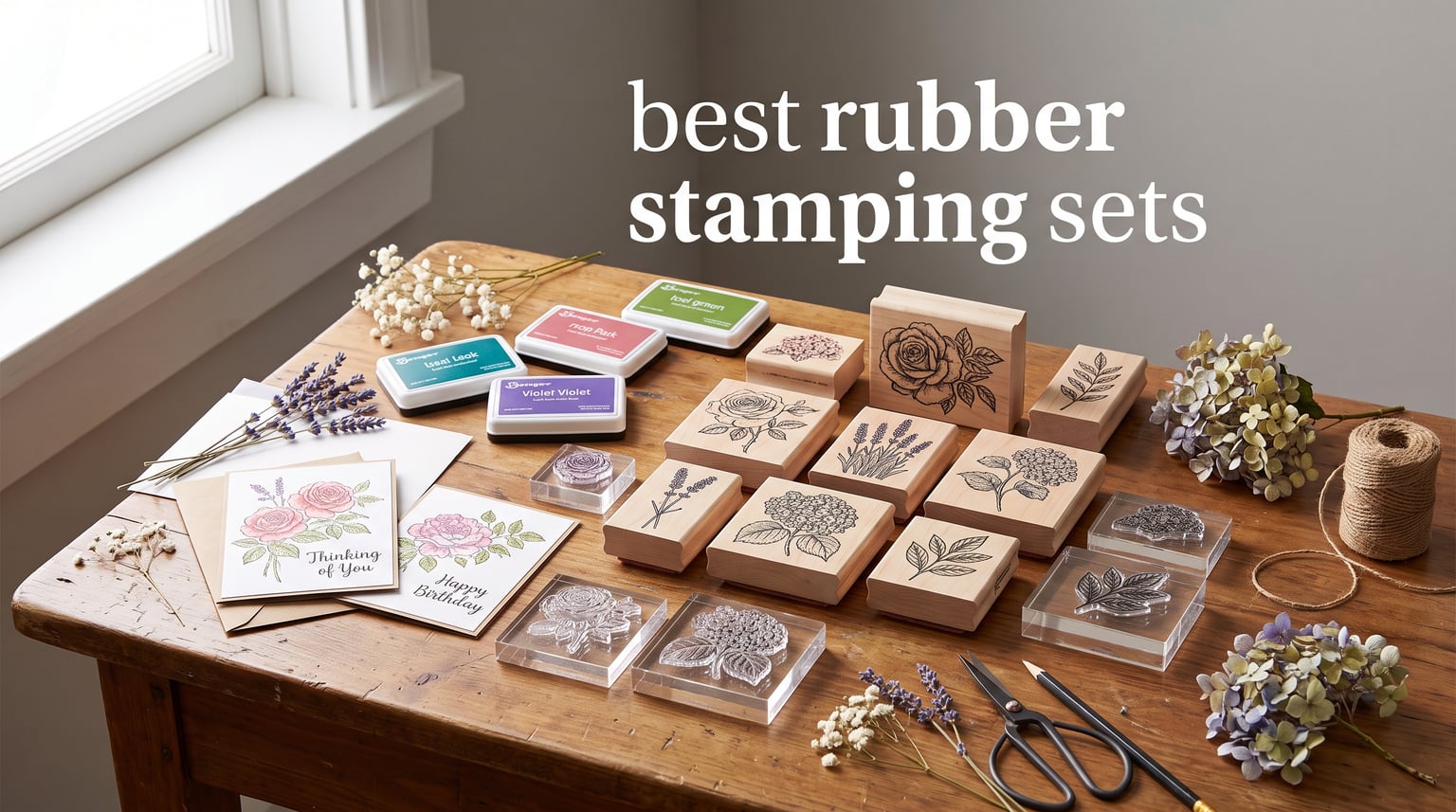 best rubber stamping sets
