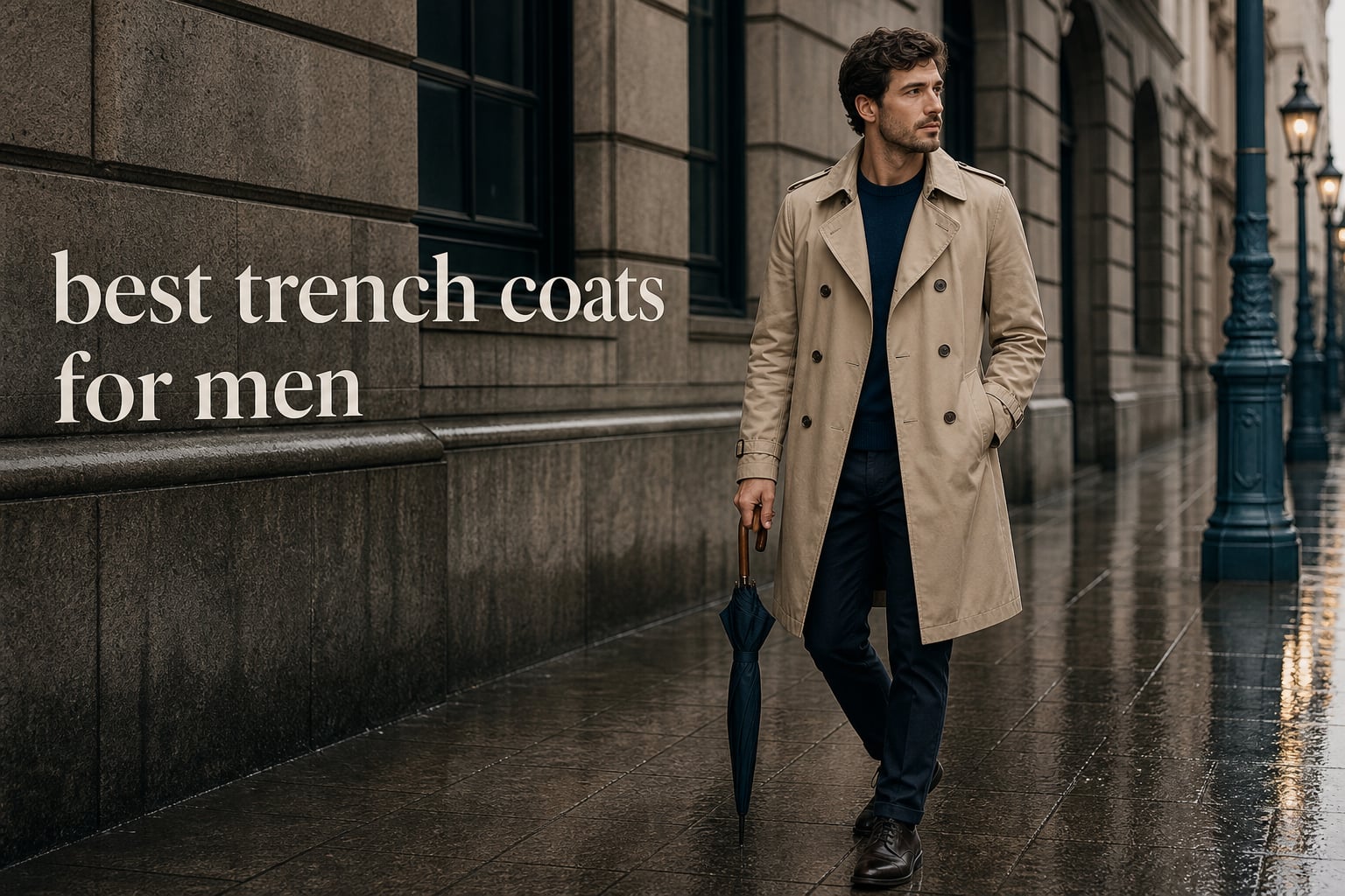 best trench coats for men