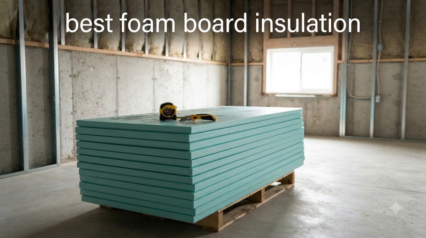 best foam board insulation