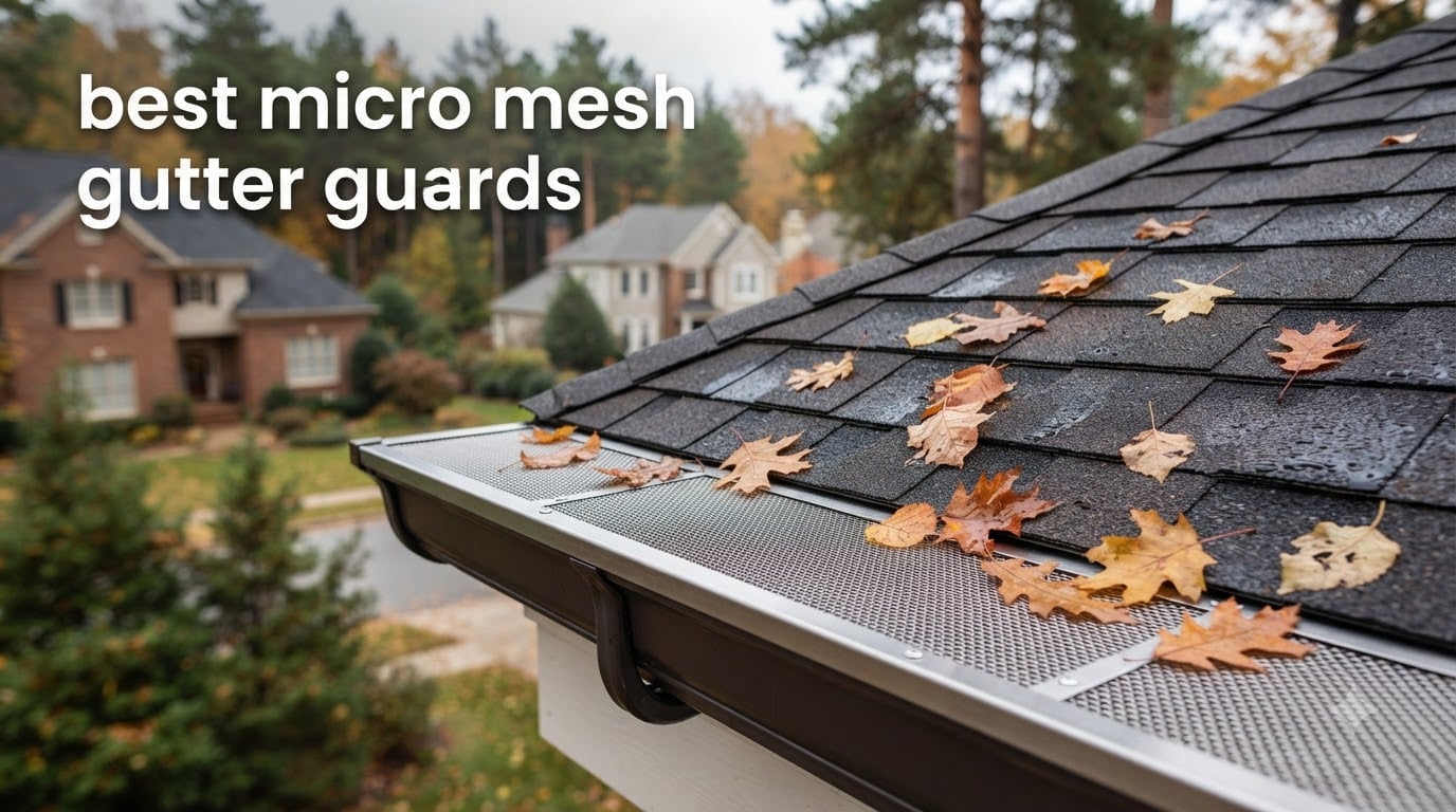 best micro mesh gutter guards