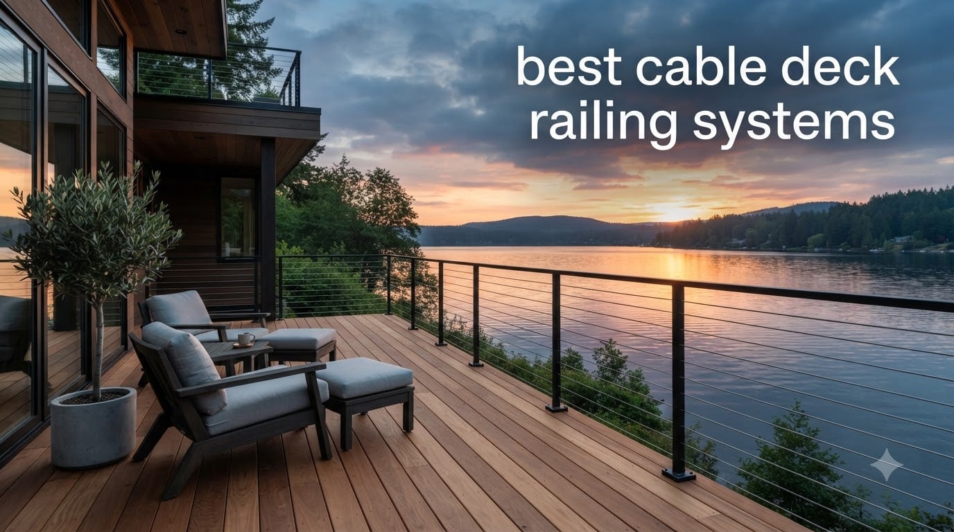 best cable deck railing systems