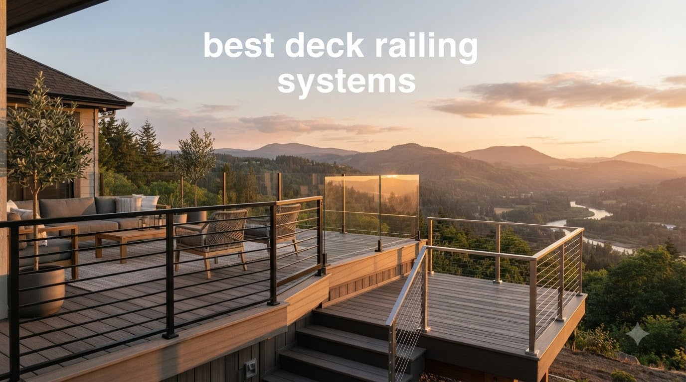 best deck railing systems