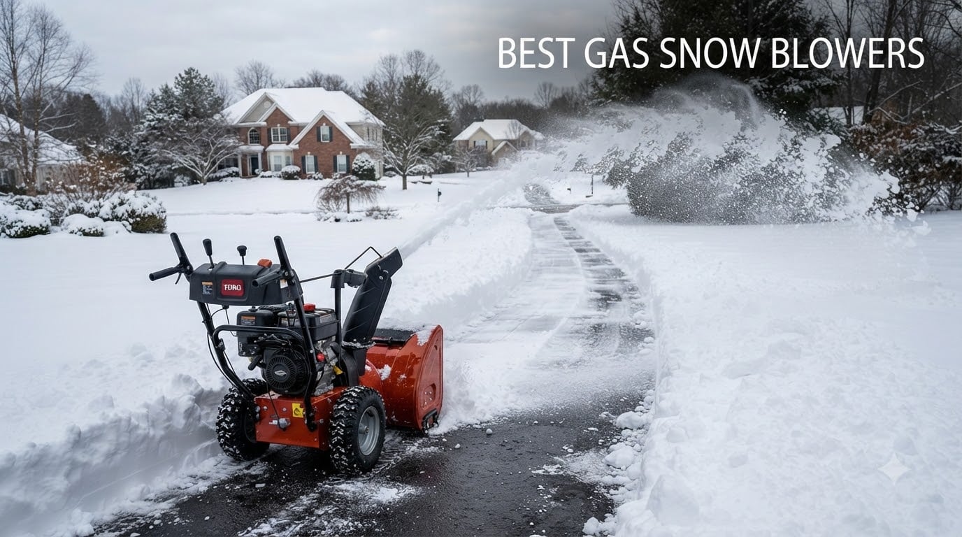 best gas snow blowers