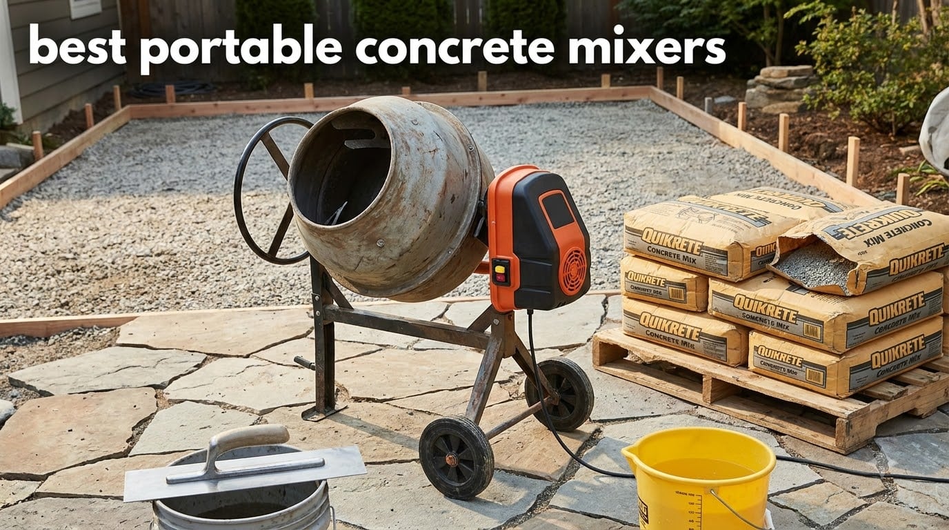 best portable concrete mixers