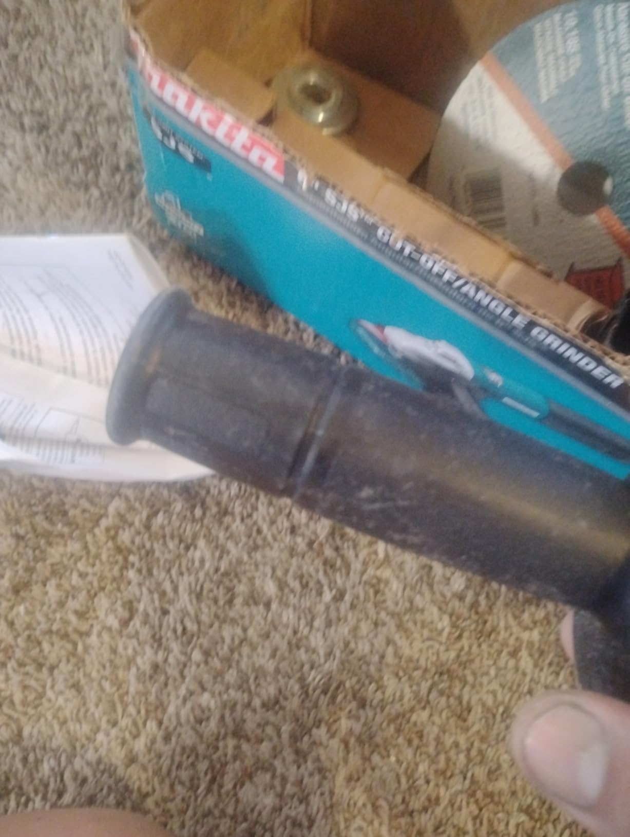 Makita 9564CV 4-1/2-Inch SJS High-Power Angle Grinder customer photo 1