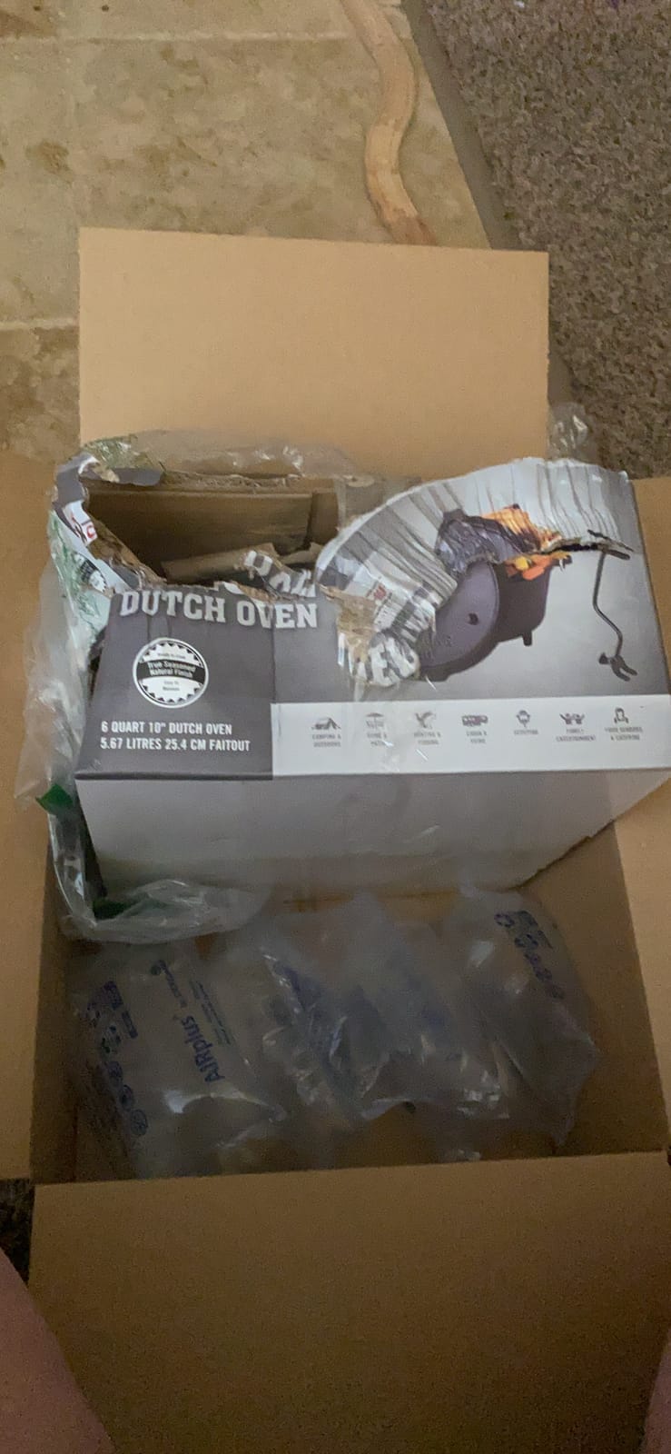 Camp Chef DO10-6 Quart Dutch Oven Pre-Seasoned Cast Iron with Lift Tool and Lid customer photo 2
