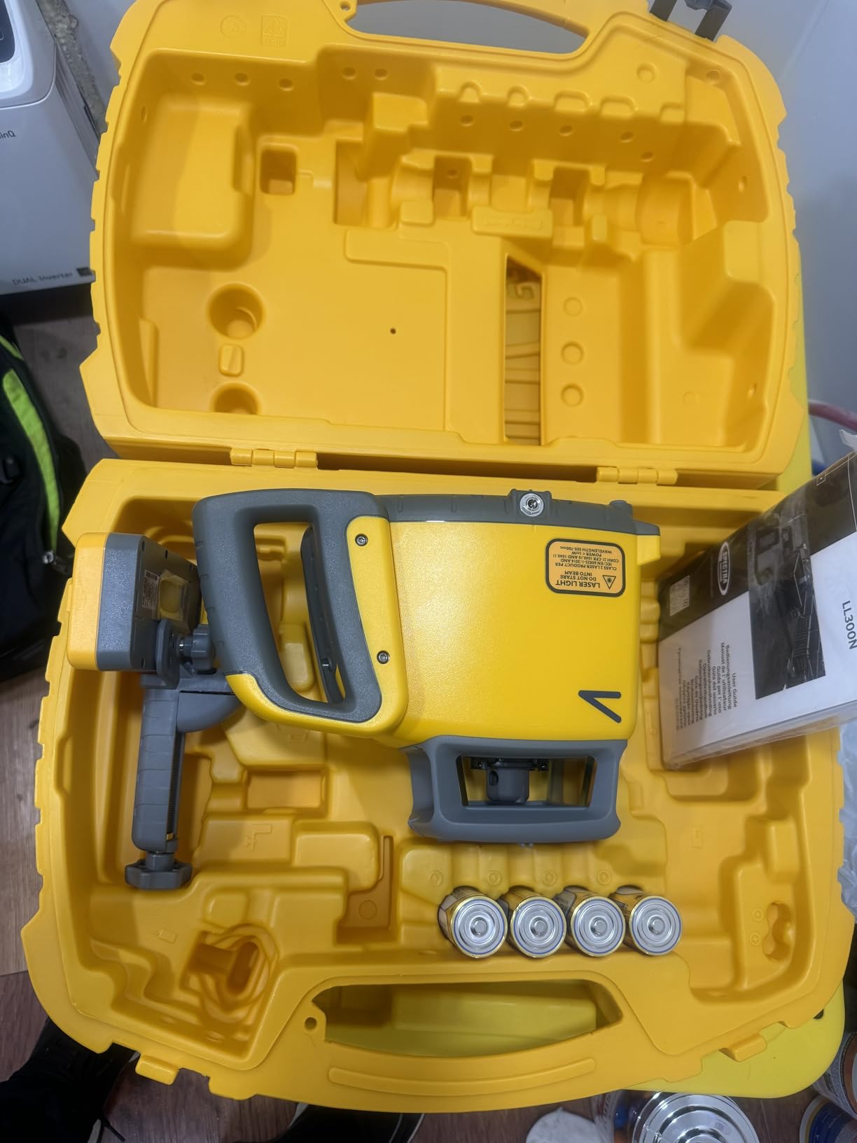 Spectra Precision LL300N Self-Leveling Rotary Laser with HL450 Professional - Receiver, Small Case - Rugged IP66 Job-Site Performance customer photo 2