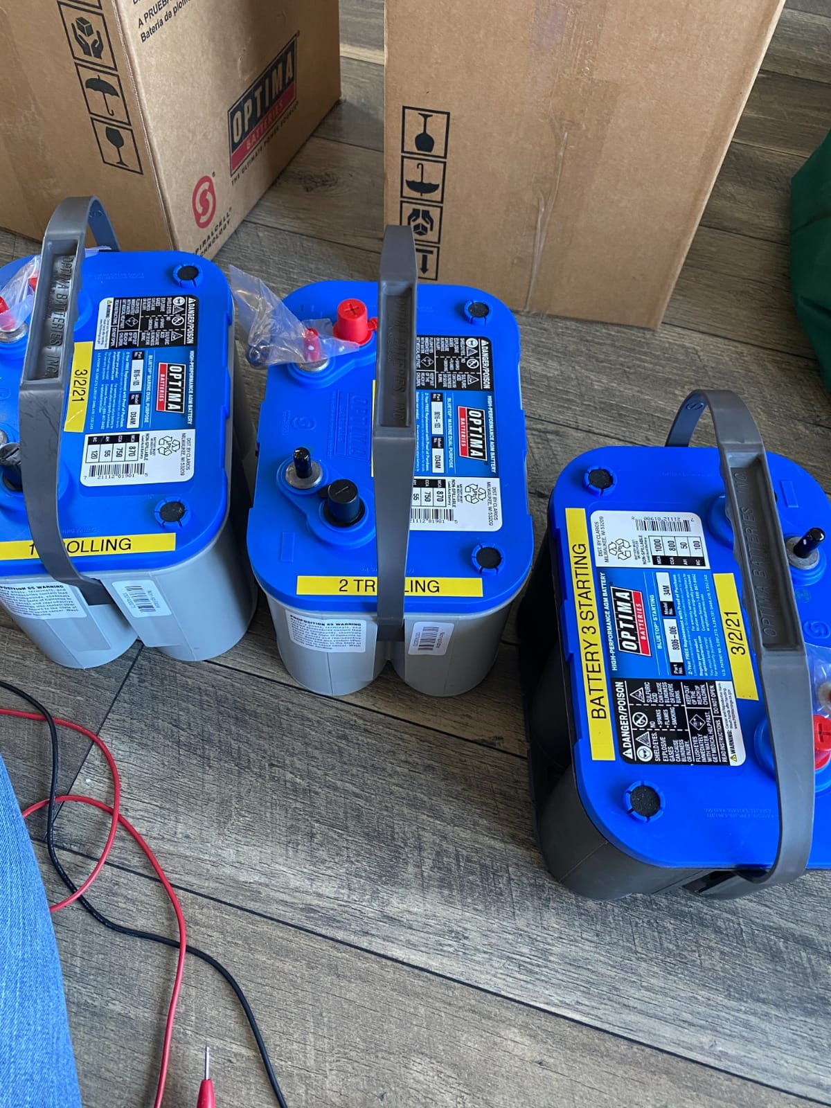 OPTIMA Batteries D34M BLUETOP Dual Purpose Boat and RV Sealed AGM Battery | High Performance Deep Cycle and Starting Battery, 750 CCA, Dual Terminal, Maintenance Free, Versatile Mounting customer photo 1
