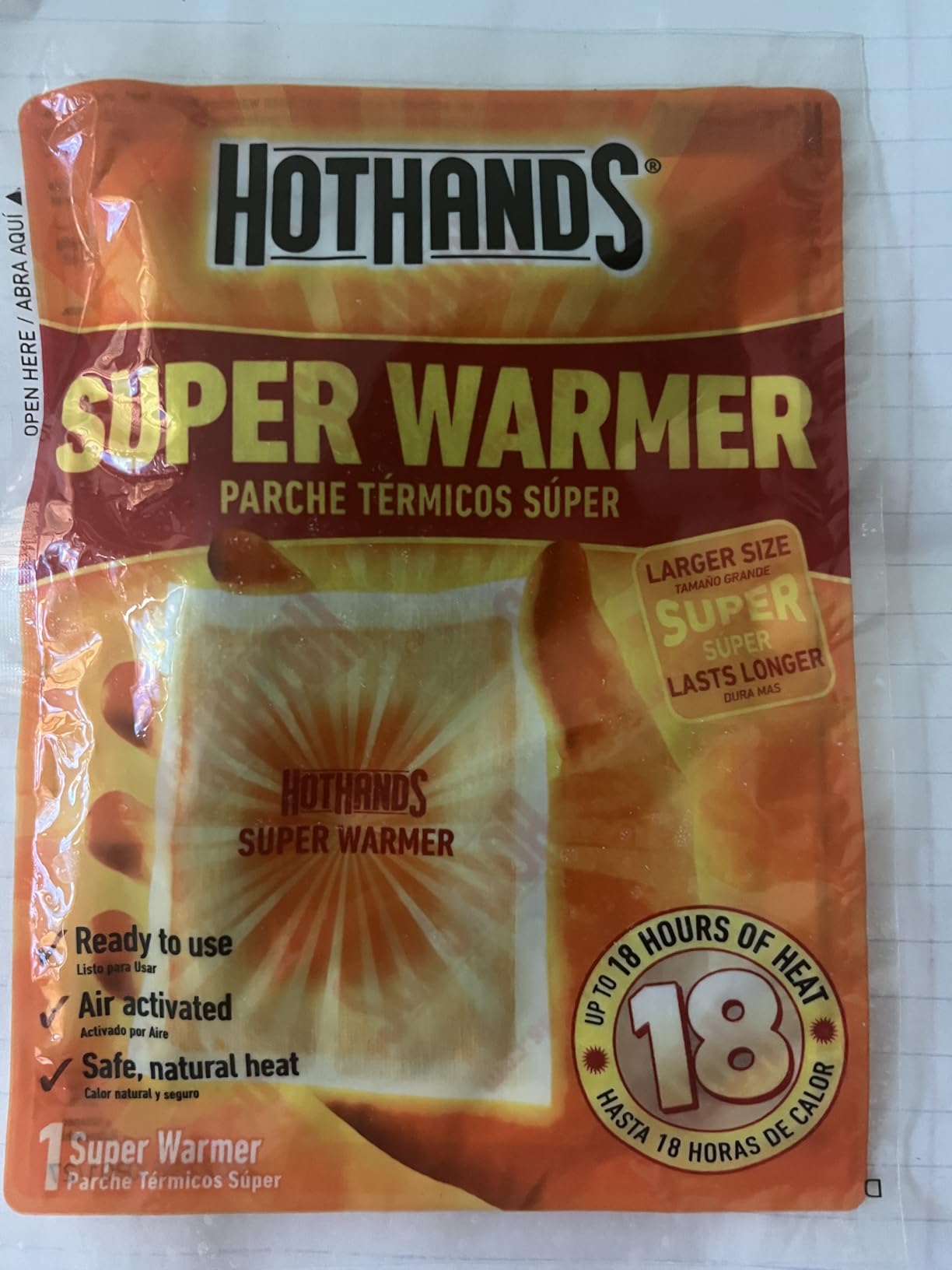 HotHands Super Warmers Bulk Pack, 40 Warmers - America's Favorite Warmer customer photo 1