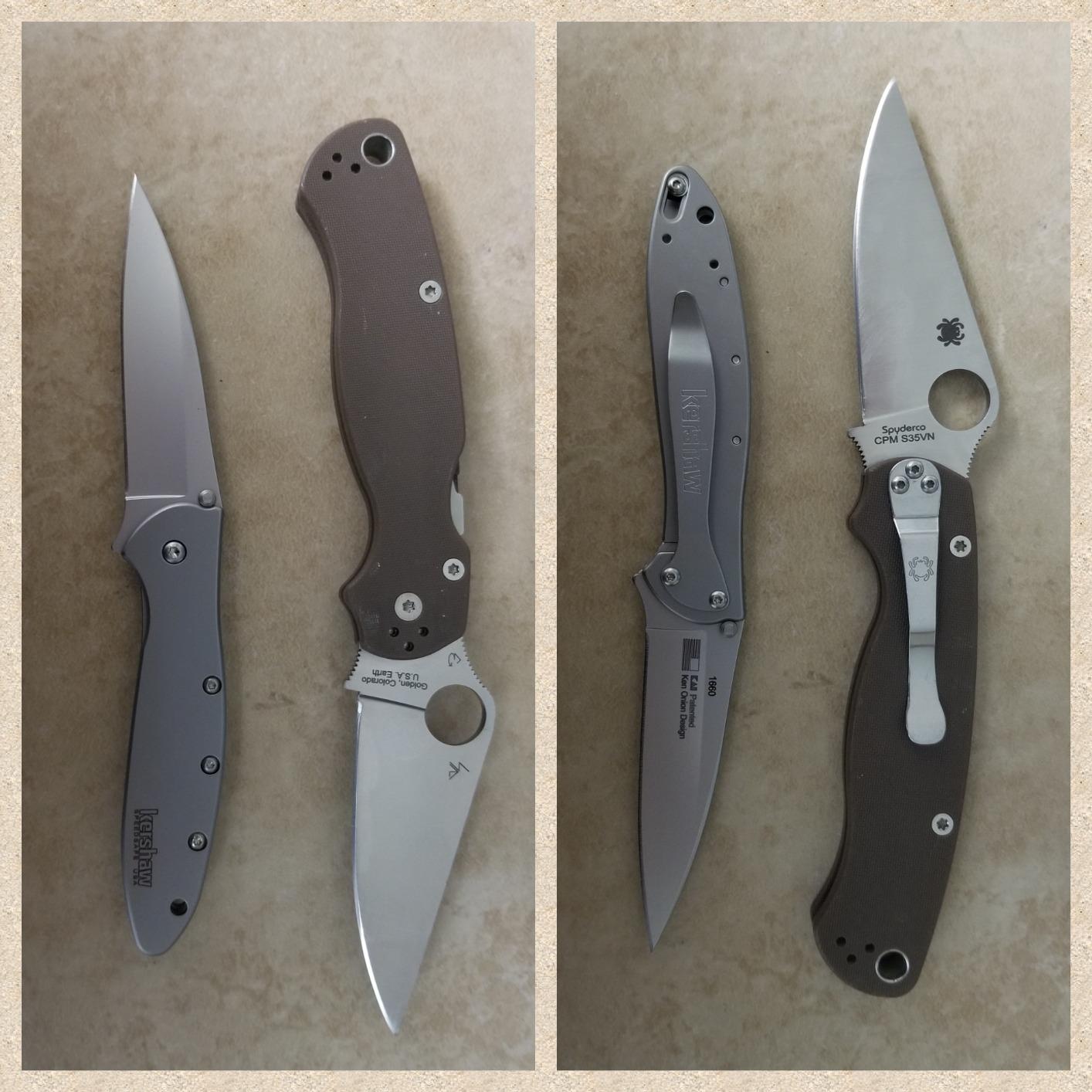 Kershaw Leek, BlackWash Pocket Knife (1660BLKW); 3