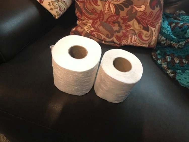 Camco 1-Ply RV Toilet Paper - 4 Rolls - Quick Dissolve & Septic Safe | Designed for Camper, Trailer & Marine Sanitation Systems - Rapid Dissolving Prevents Clogs - 280 Sheets per Roll customer photo 1