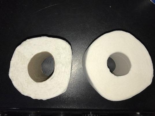 Camco 1-Ply RV Toilet Paper - 4 Rolls - Quick Dissolve & Septic Safe | Designed for Camper, Trailer & Marine Sanitation Systems - Rapid Dissolving Prevents Clogs - 280 Sheets per Roll customer photo 2
