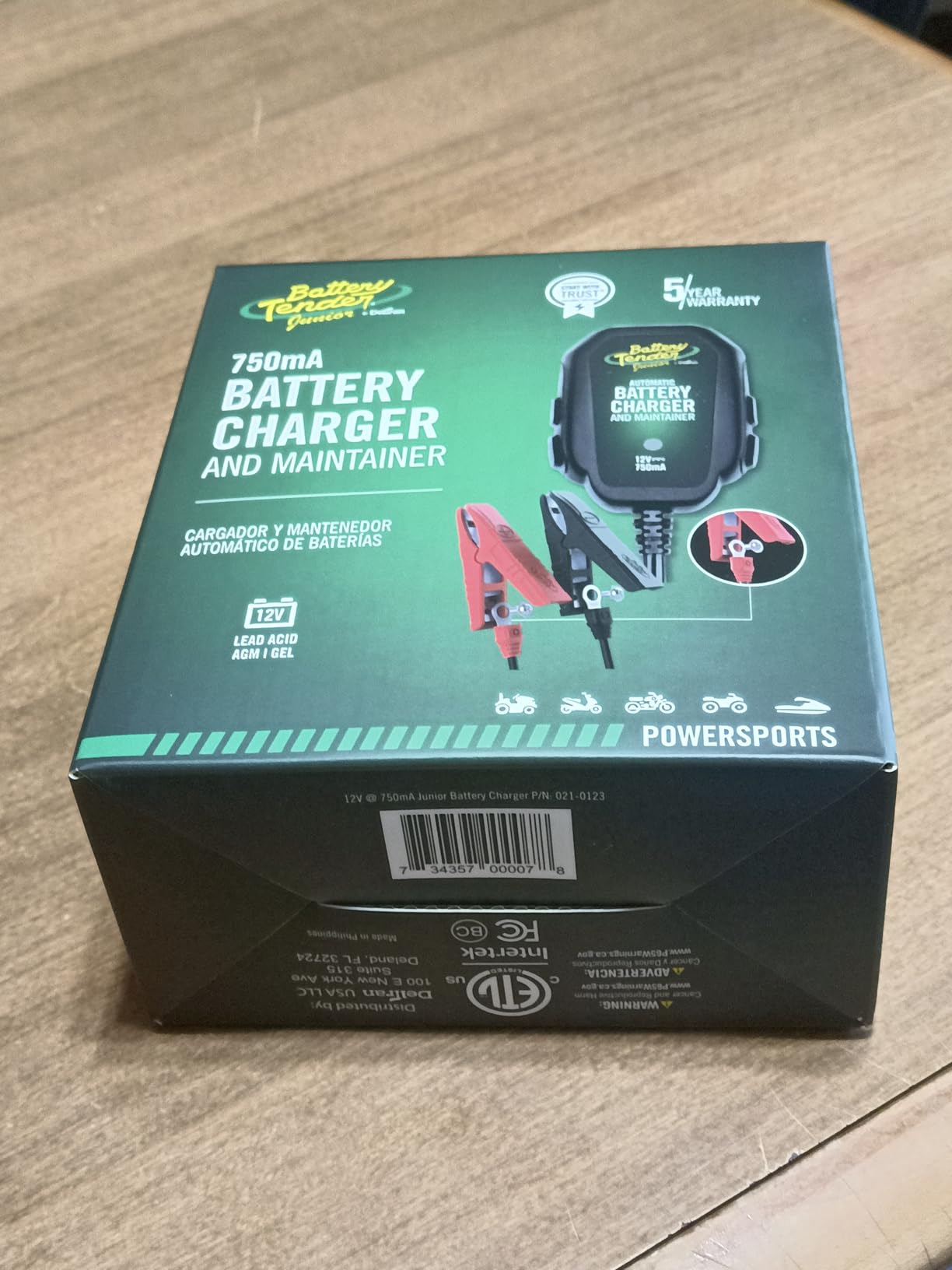Battery Tender Junior 12V, 750mA Charger and Maintainer: Automatic 12V Powersports for Motorcycle, ATVs, and More - Smarter Than a Trickle Charger - 021-0123 customer photo 2