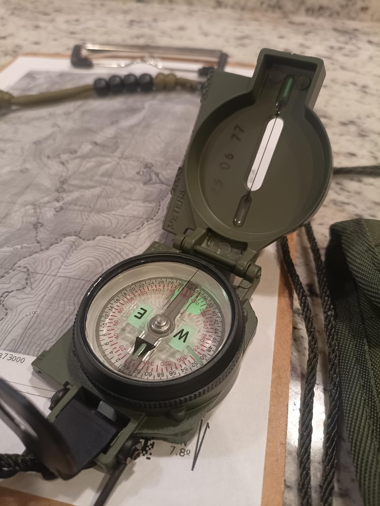 Cammenga Military Grade Phosphorescent Lensatic Compass, Made in USA customer photo 2