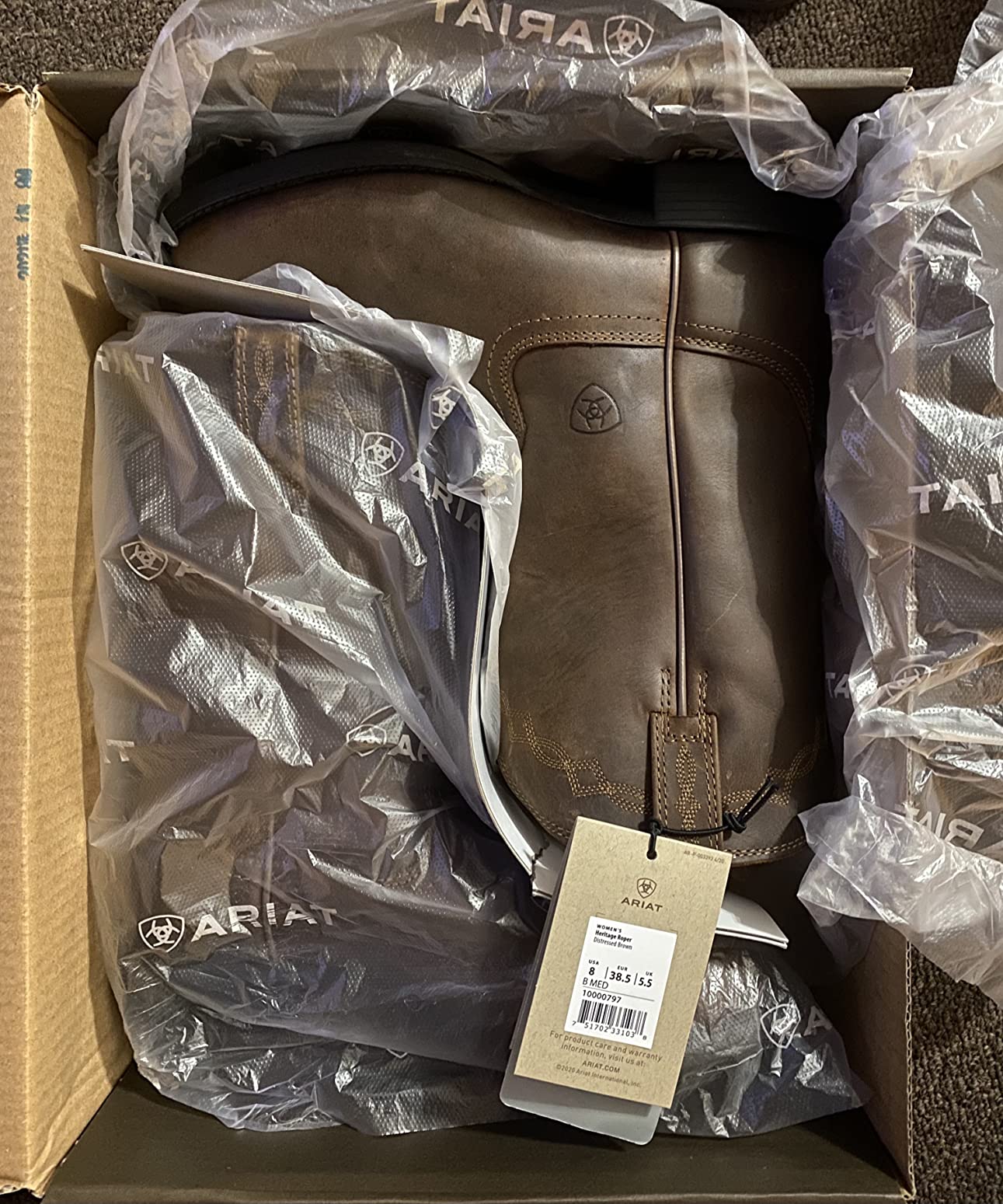 Ariat Heritage Roper Western Boot customer photo 2