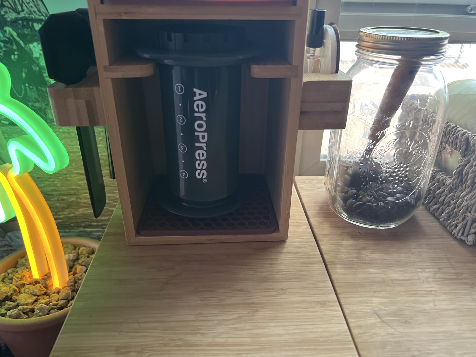 AeroPress Original Coffee Press, French Press, Pour-Over & Espresso Style | All-in-One Manual Coffee Maker, 2-Minute Brew, Less Bitterness, More Flavor, Portable, Travel & Camping customer photo 1