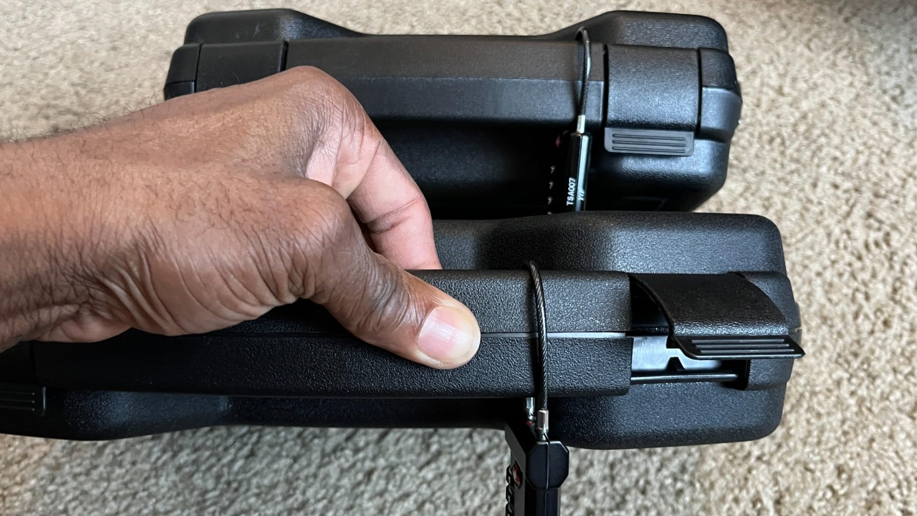 MTM 807-40 Pistol Handgun Case Single, 6 Revolver Barrel, Black | Compact Hard Shell, Secure Snap Lock Latch, Lightweight, Storage & Transport Case, Gun Storage Accessory, USA Made customer photo 2