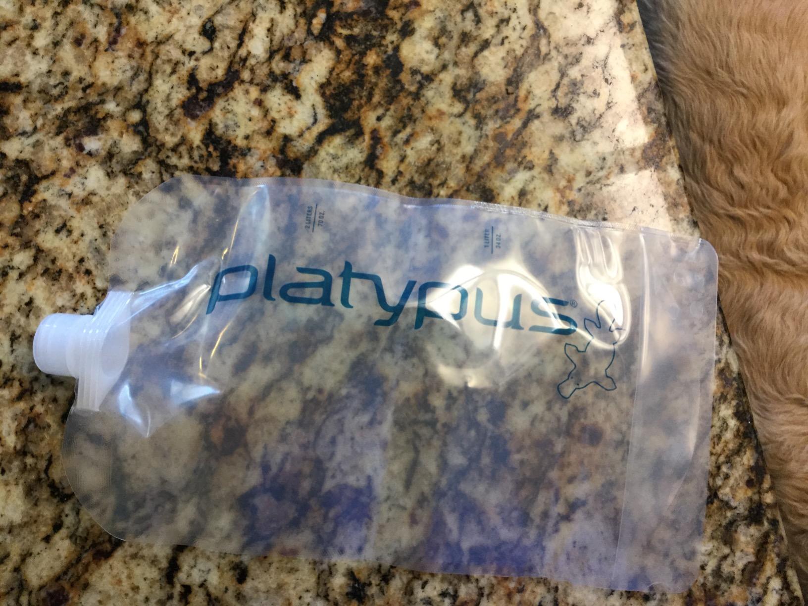 Platypus Platy 2-Liter Ultralight Collapsible Backpacking Water Bottle customer photo 1