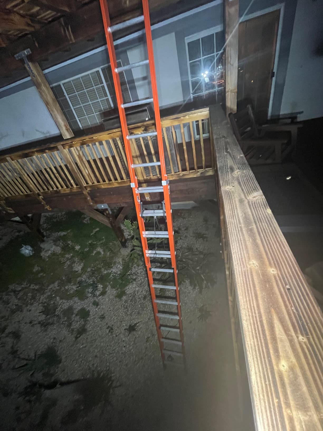 Louisville Ladder 20-foot Fiberglass Extension Ladder, 300-Pound Load Capacity, Type IA, FE3220 customer photo 1