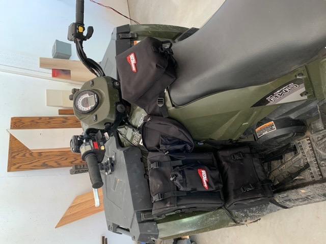 Bushwhacker ATV Fender Bag Black - Cargo Storage Pack for Front and Rear Fender Beside Tank Rack - Durable Waterproof Resistant UTV Accessories for Roll Cage and Bar Gear Organizer customer photo 2