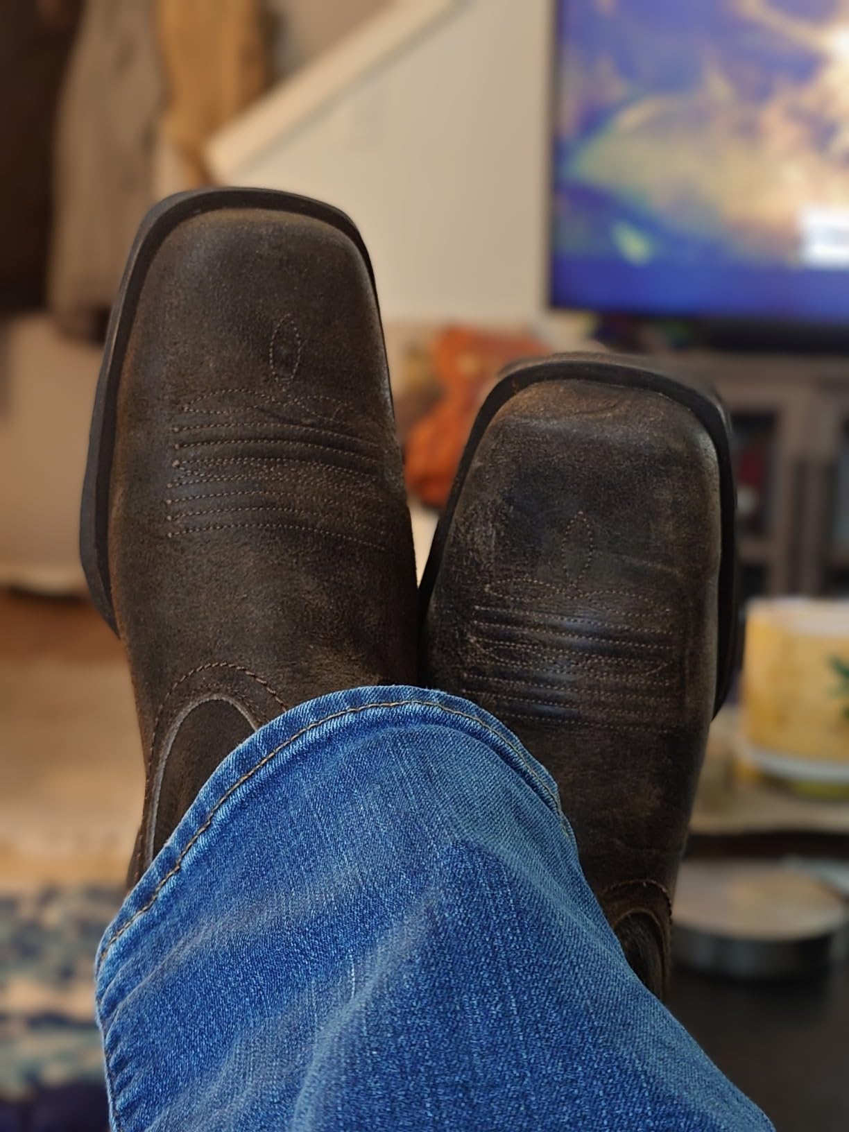 Ariat Rambler Western Boot - Men's Leather, Square Toe, Western Boots customer photo 2