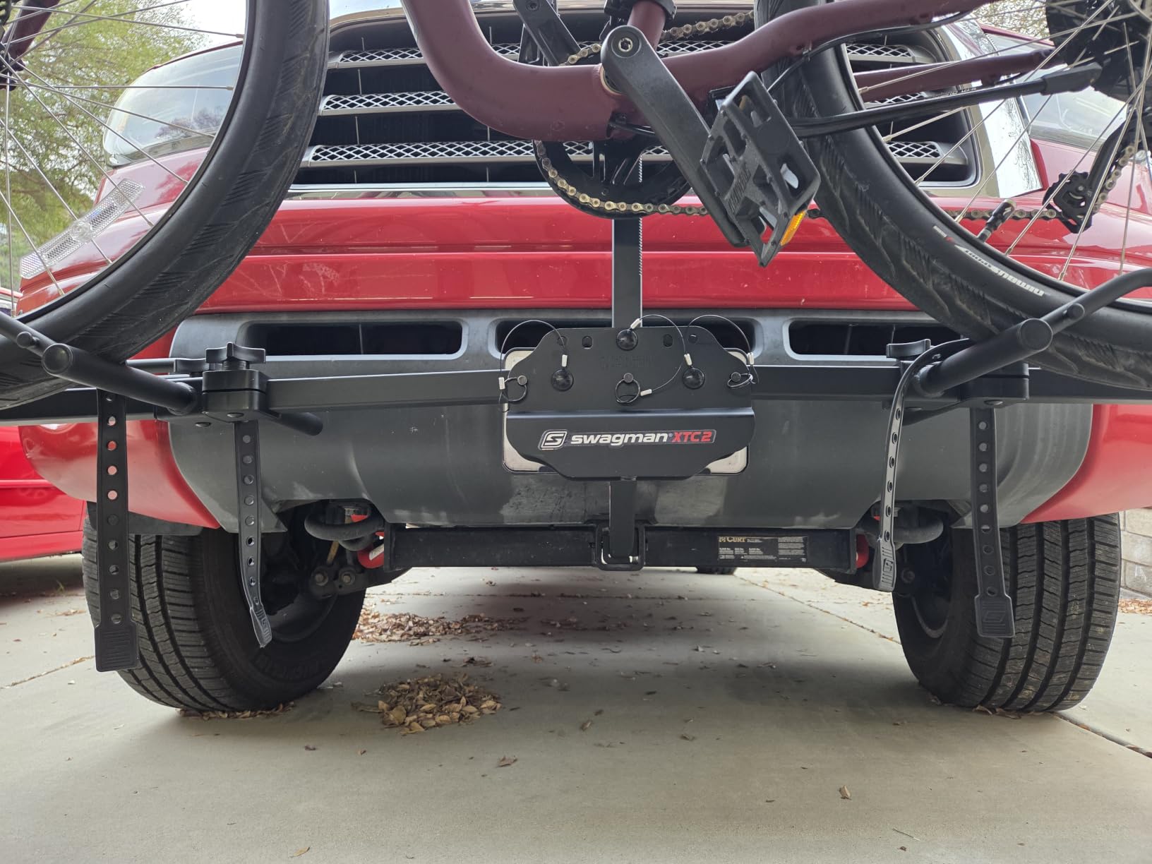 Swagman XTC2 Hitch Mount Bike Rack – Platform Carrier for 2 Bikes, Ratcheting Hook System, Compact Clam-Shell Folding Design customer photo 2