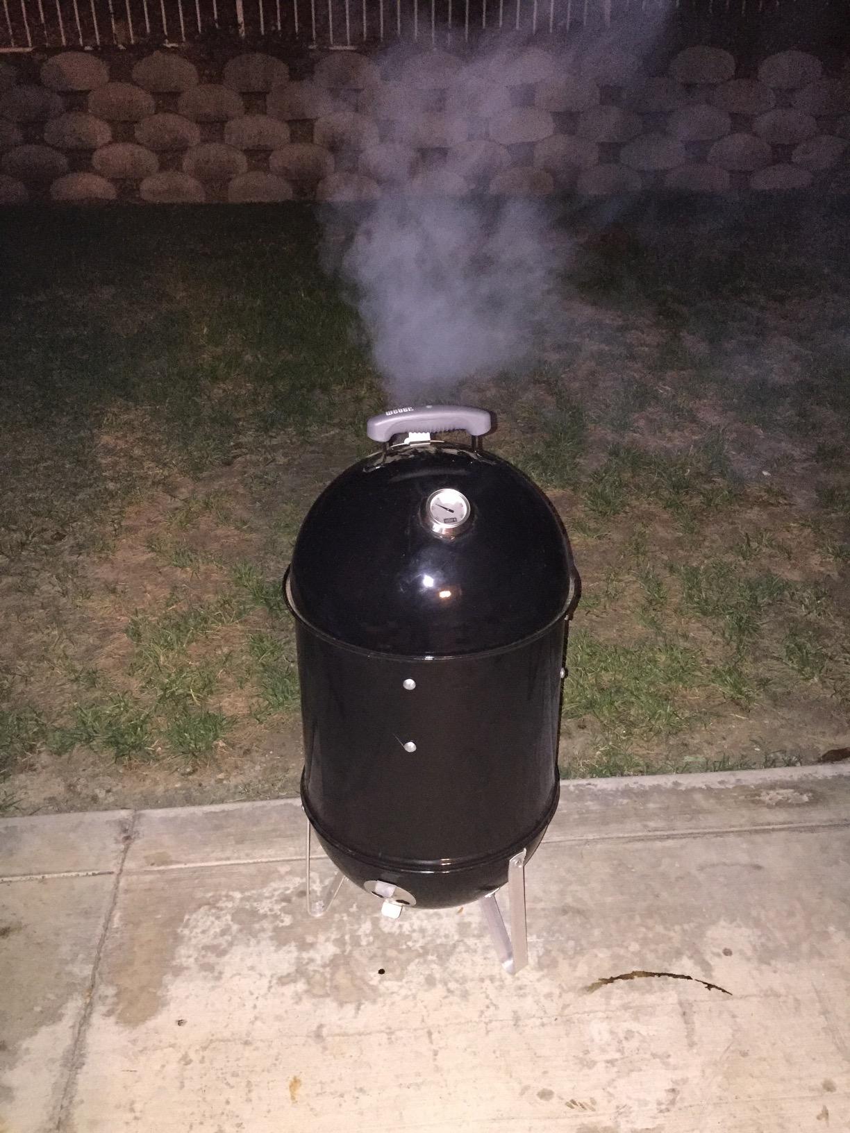 Weber Smokey Mountain Cooker Smoker, 18-inch Charcoal Smoker customer photo 2