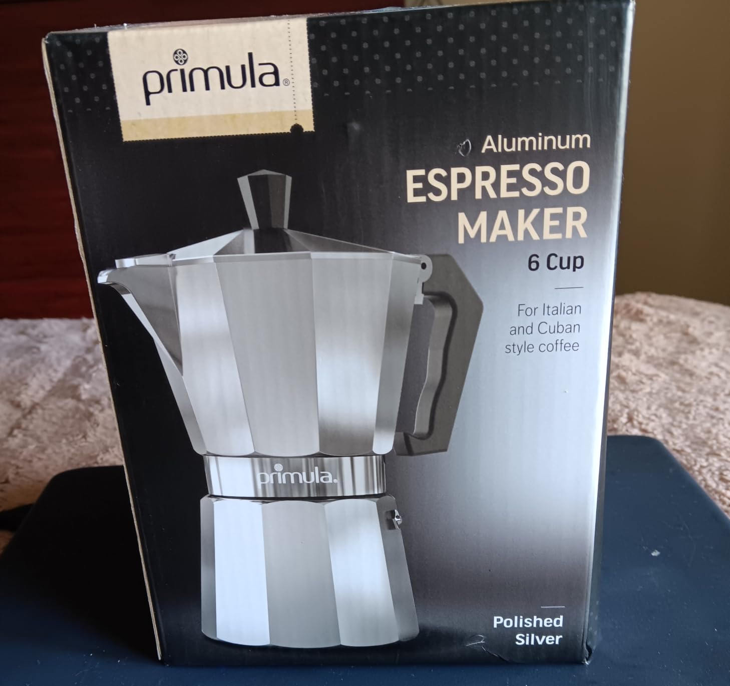 Primula Classic Stovetop Espresso and Coffee Maker, Moka Pot for Italian and Cuban Café Brewing, Greca Coffee Maker, Cafeteras, 6 Espresso Cups, Silver customer photo 2