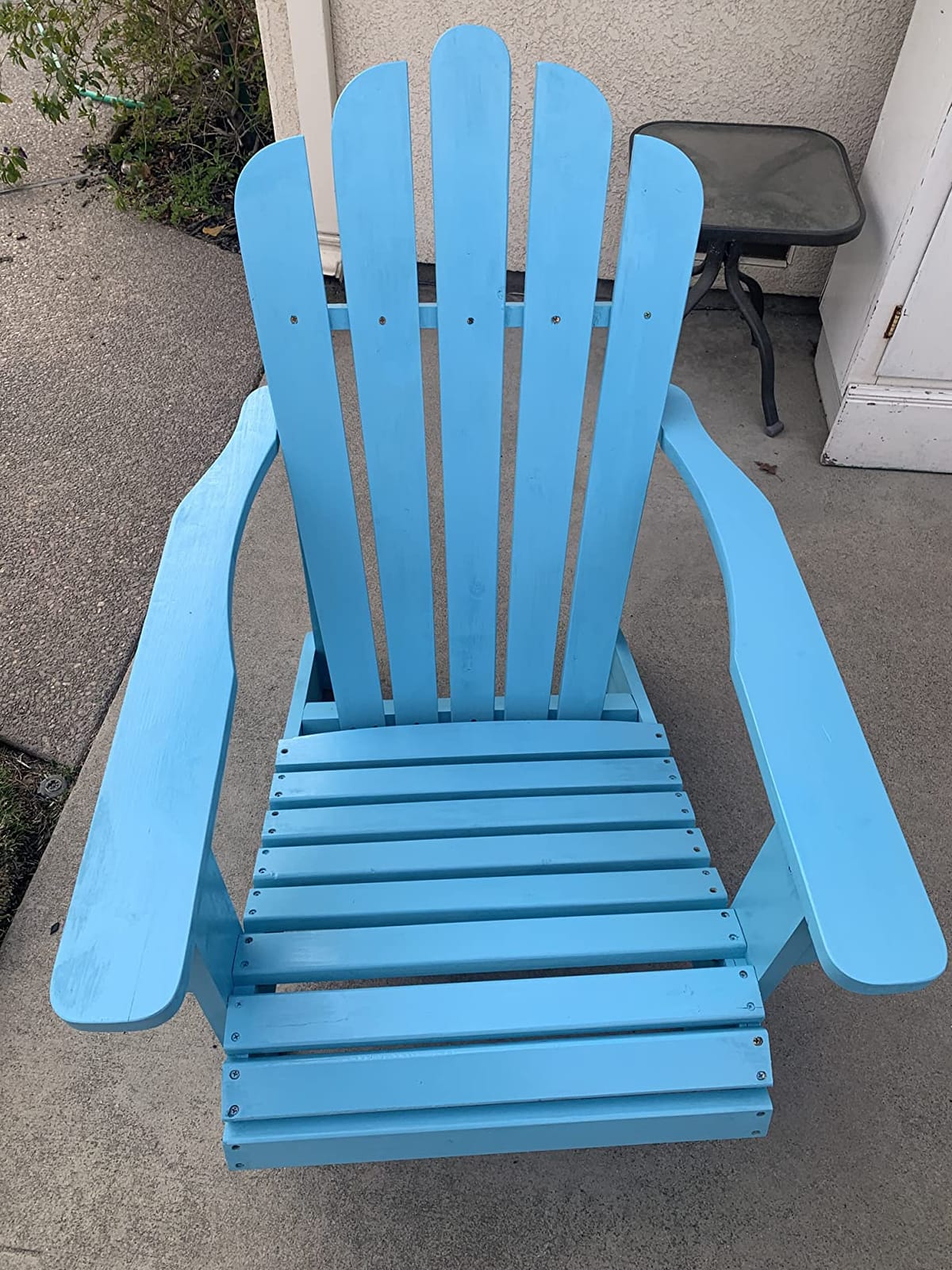 Shine Company Westport Wooden Adirondack Chair, Outdoor Patio Firepit Chairs, Back & Seat Pre-Assembled, Burnt Brown customer photo 1