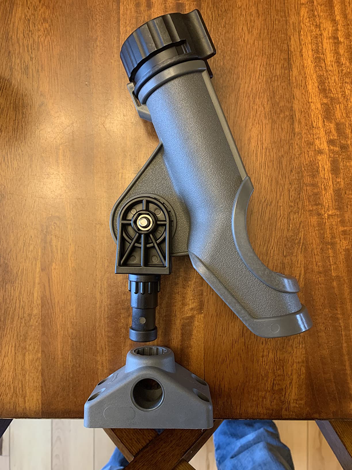 Scotty #230 Powerlock Rod Holder with #241 Side/Deck Mount, Adjustable Boat Fishing Rod Holder customer photo 1