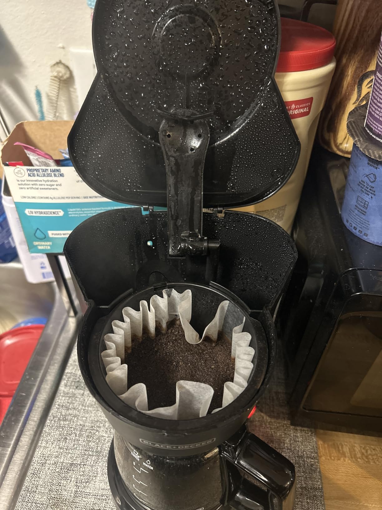 BLACK+DECKER Single-Serve Coffee Maker with 50oz Reservoir | Single-serve brewer with 50oz reservoir, K-Cup and ground coffee compatibility and travel mug clearance. customer photo 1