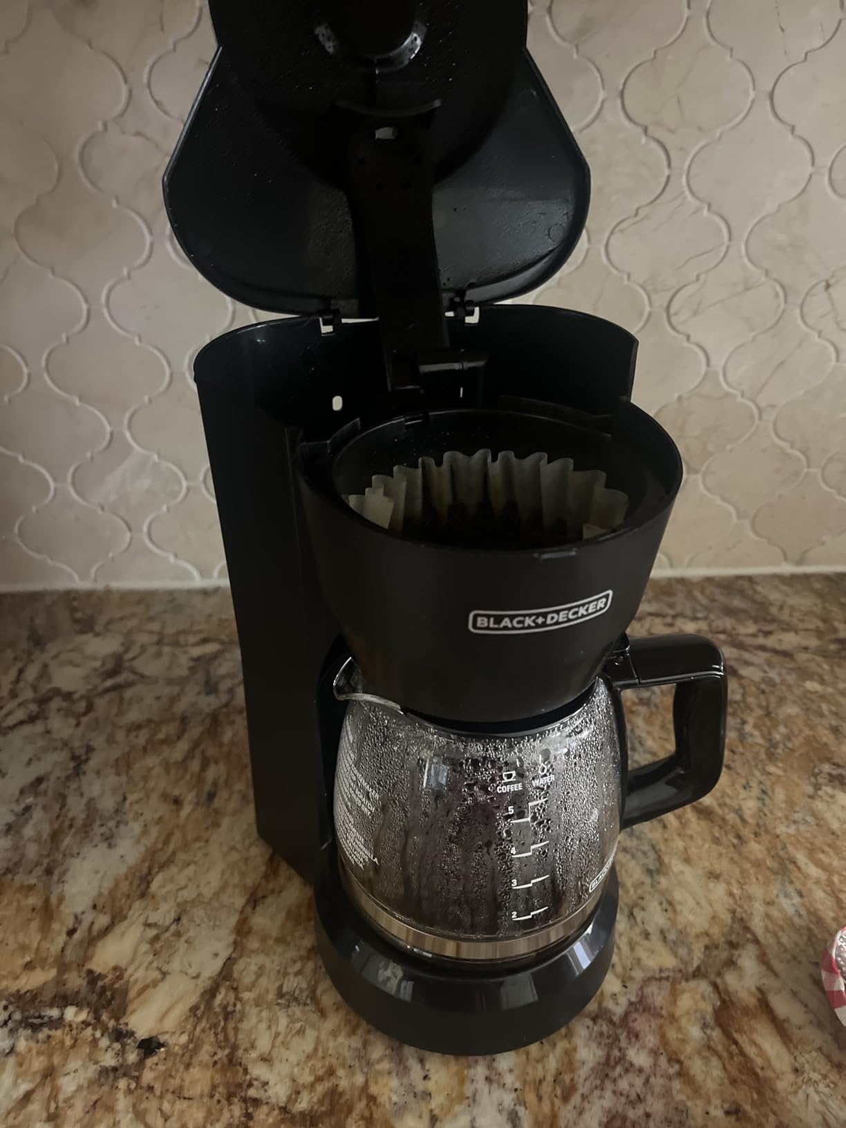 BLACK+DECKER Single-Serve Coffee Maker with 50oz Reservoir | Single-serve brewer with 50oz reservoir, K-Cup and ground coffee compatibility and travel mug clearance. customer photo 2