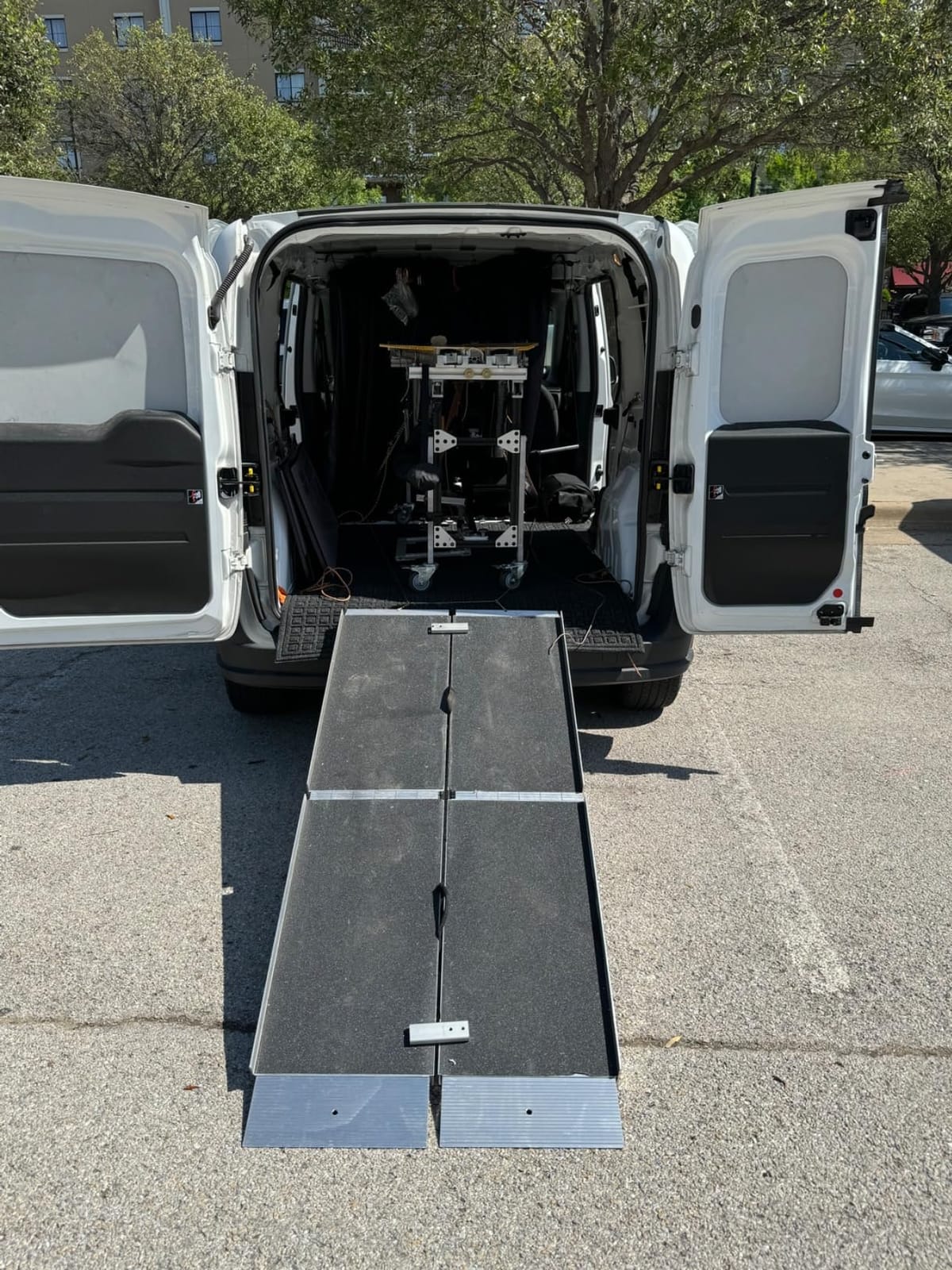 EZ-ACCESS Suitcase Trifold Wheelchair Ramp, Non Slip, 800 lb, Home, 6 ft | Portable Folding, Non Slip Applied Surface, Self-Adjusting Bottom Transition Plates, 800 Lb Capacity, Home Steps and Doorways customer photo 1