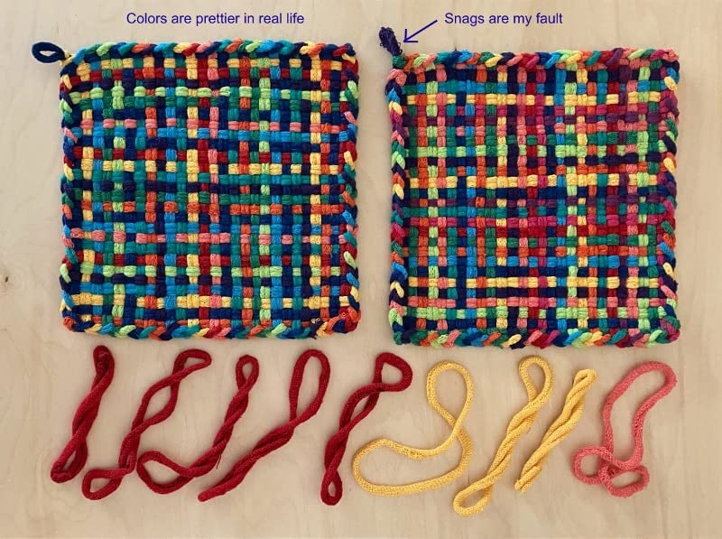 Harrisville Designs Friendly Loom Potholder Pro Weaving Kit | 10