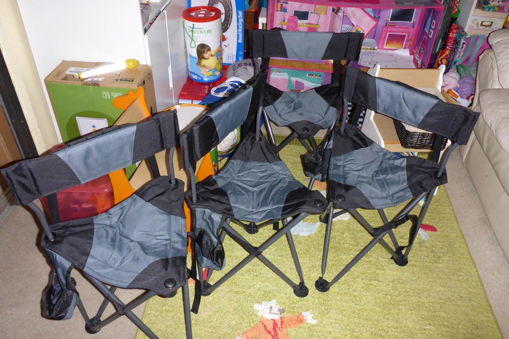 Quik-E-Seat | Portable, Folding Tripod Chair with Drink Holder and Padded Lumbar Support customer photo 2