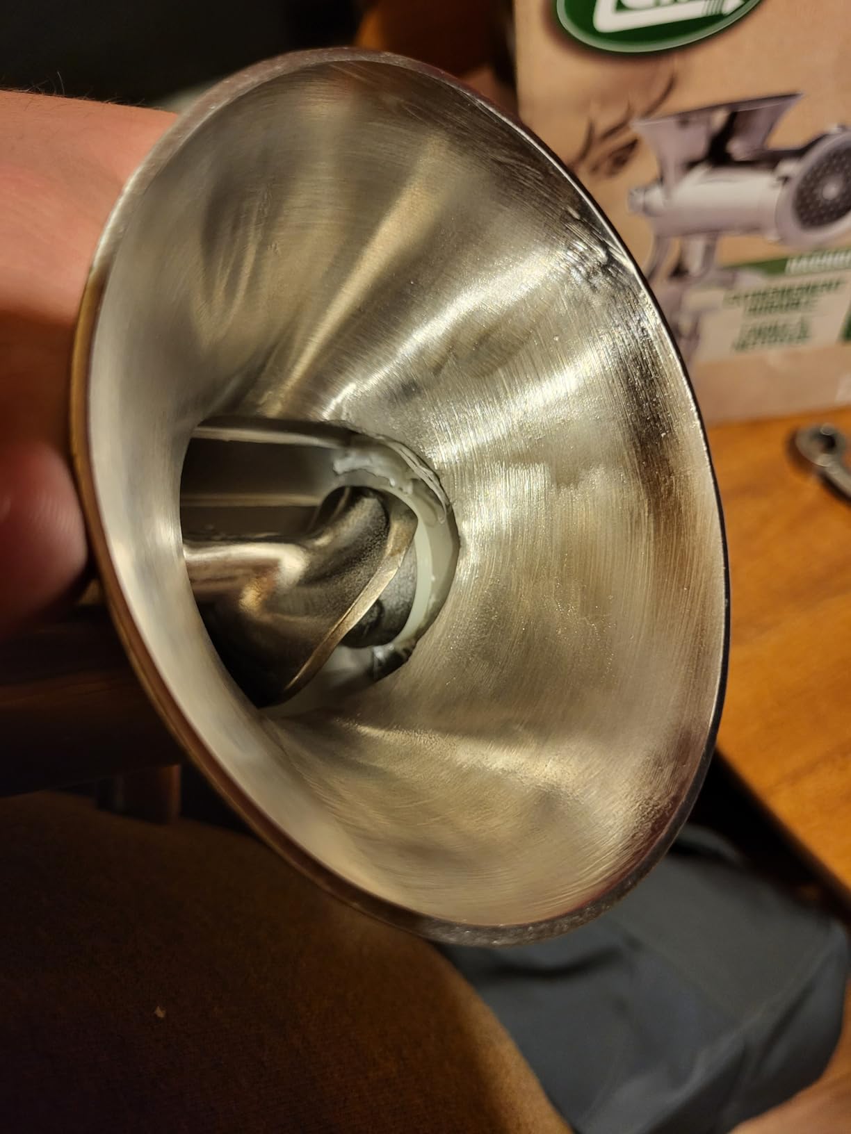 LEM Products #10 Clamp-On Hand Grinder, Stainless Steel Meat Grinder customer photo 1