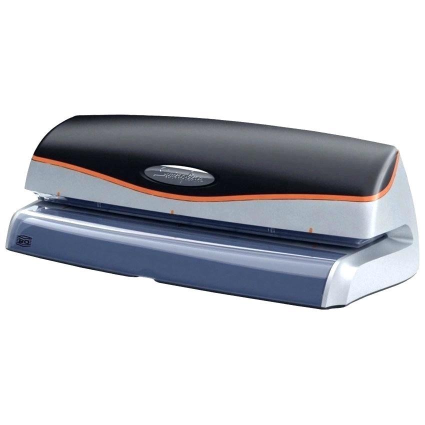 Swingline Electric Hole Puncher 3 Hole, 20 Sheet Punch Capacity Three Hole Punch 3 Ring, Jam Resistant, Optima 20, Silver (74520) customer photo 1