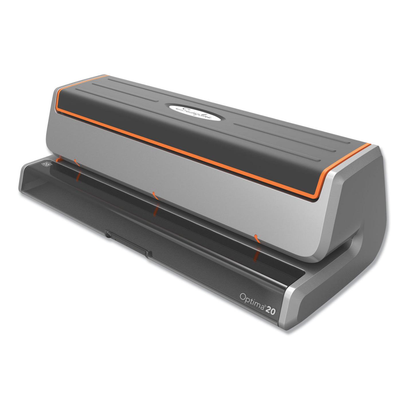 Swingline Electric Hole Puncher 3 Hole, 20 Sheet Punch Capacity Three Hole Punch 3 Ring, Jam Resistant, Optima 20, Silver (74520) customer photo 2